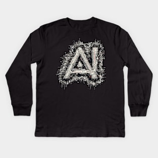 Artificial Intelligence Kids Long Sleeve T-Shirt